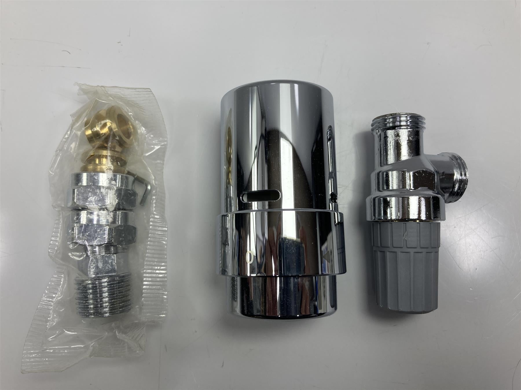 Danfoss 013G6012 Combi Sensor, Chrome Angled, 8/10/15mm /valve