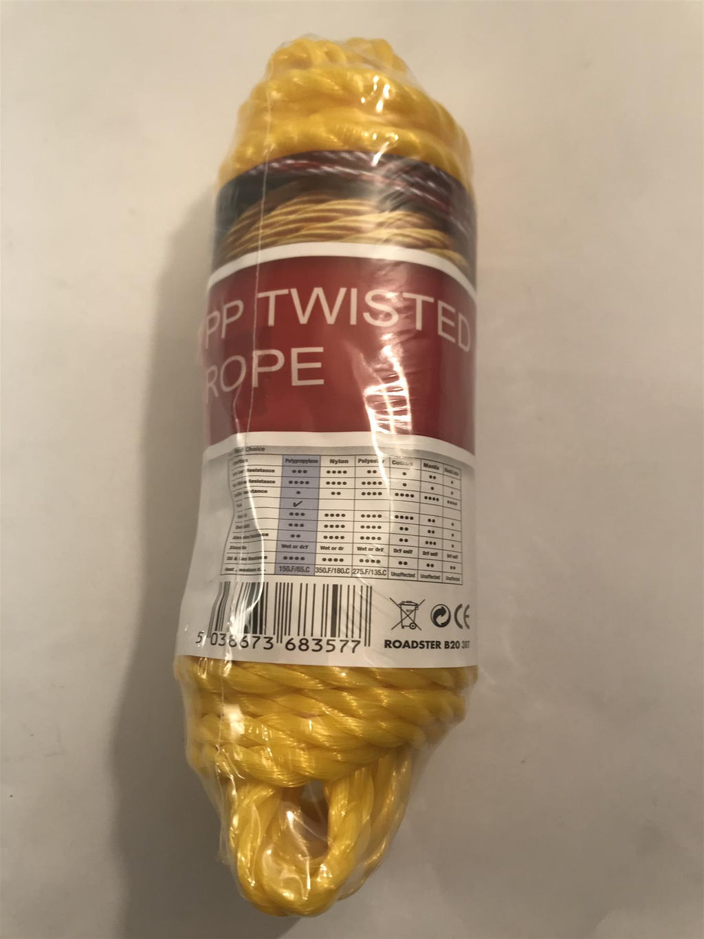 Roadster PP Twisted Rope 6mm x 15m  68357C
