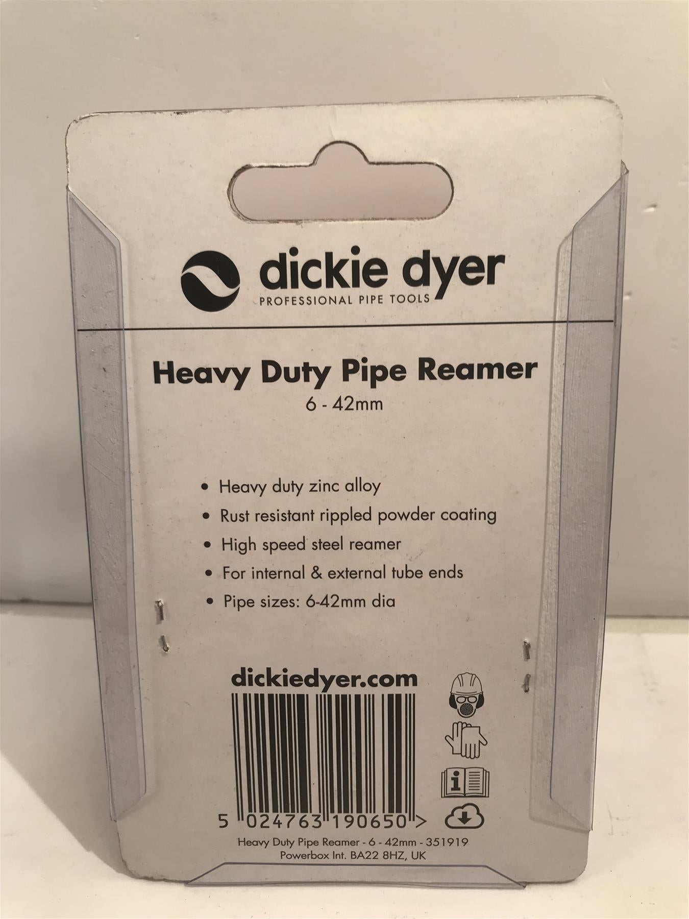 Dickie Dyer Heavy Duty Pipe Reamer 6-42mm  351919