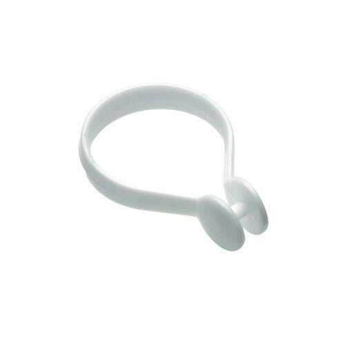 Croydex shower curtain rings White button Pack of 12 AK142222