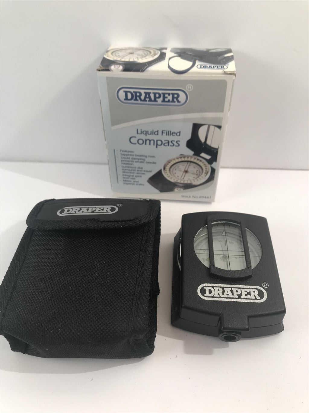 Draper Liquid Filled Compass with case  89461