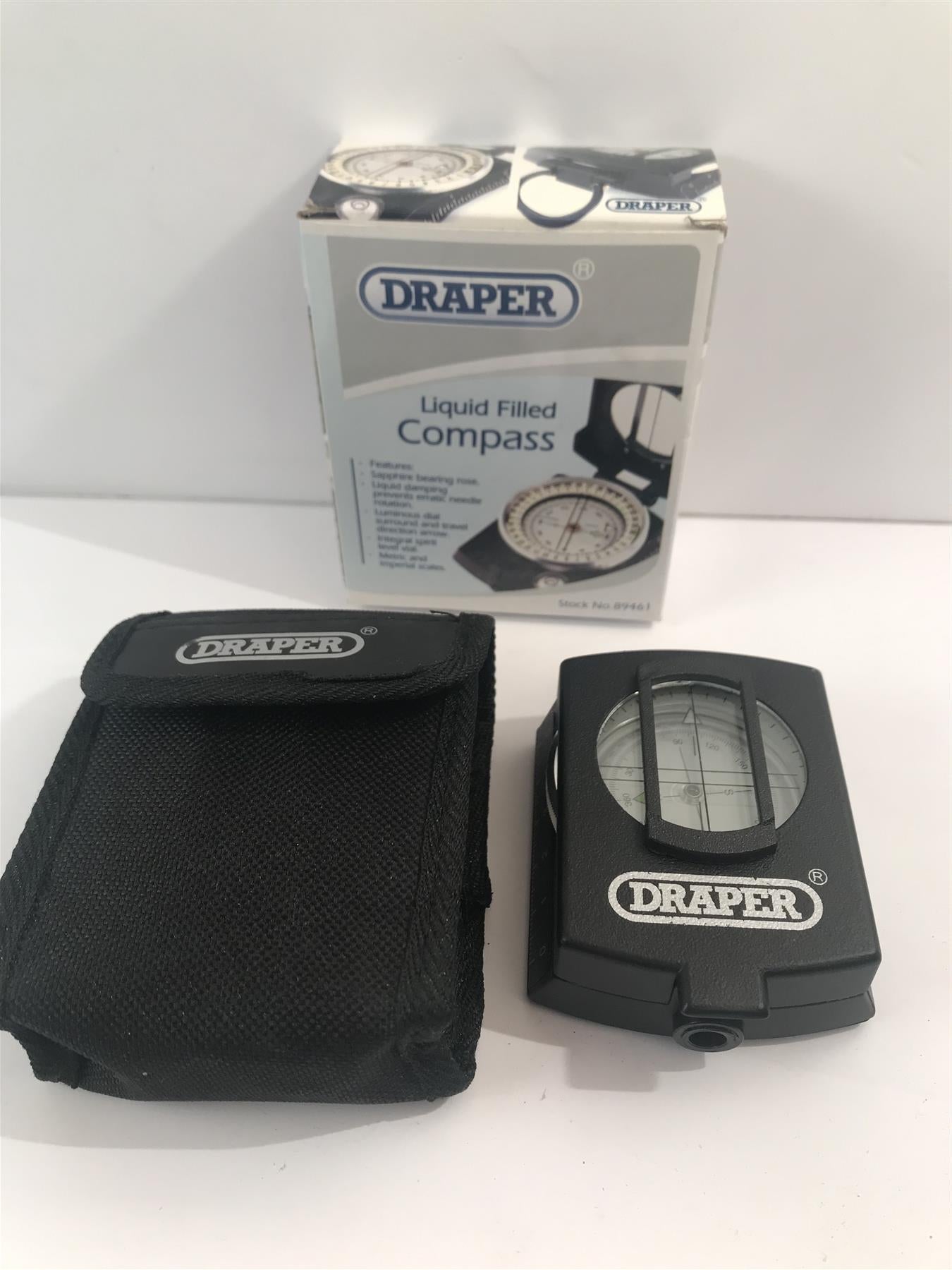 Draper Liquid Filled Compass with case  89461