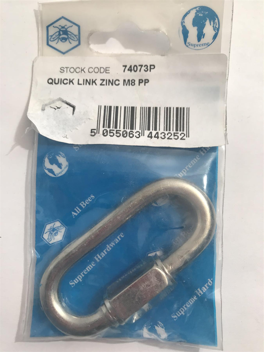 All Bees Quick Link Zinc M8 PP  74073P