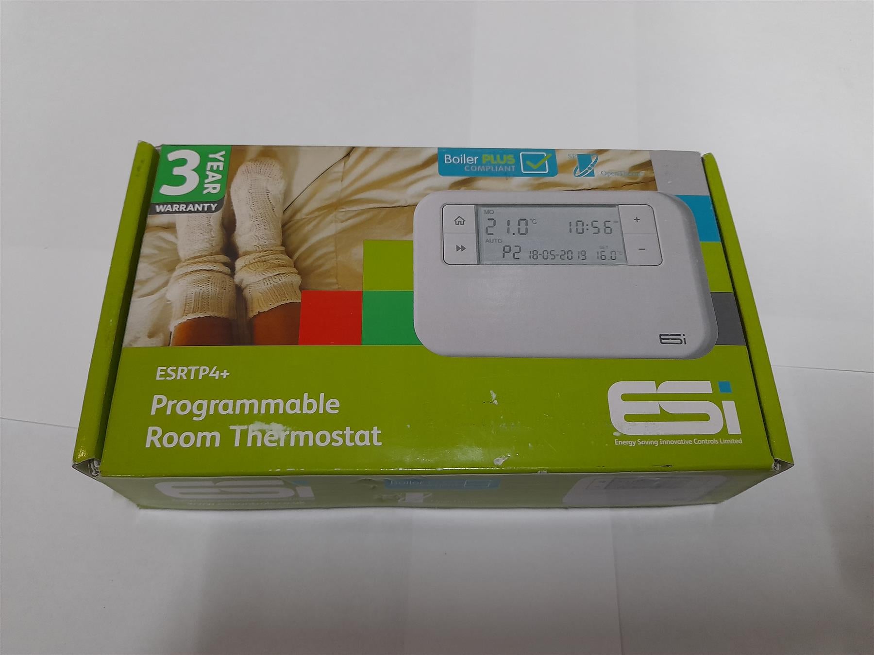 ESI Wired Programmable Room Thermostat ESRTP4+
