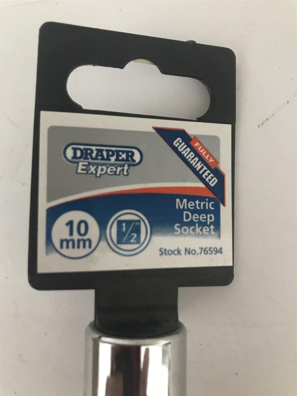Draper 76594 Expert 10mm 1/2" Square Deep Metric Socket  76594
