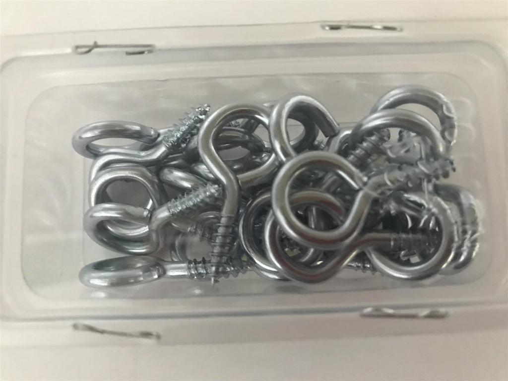 Screw In Eye Eyelet Hooks 35mm x 8g (Pack 25)