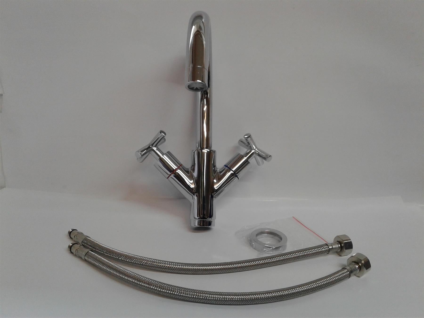 NEW TECHNIQUE QUARTZ MONO BASIN MIXER CHROME MODERN TAP - TAP024