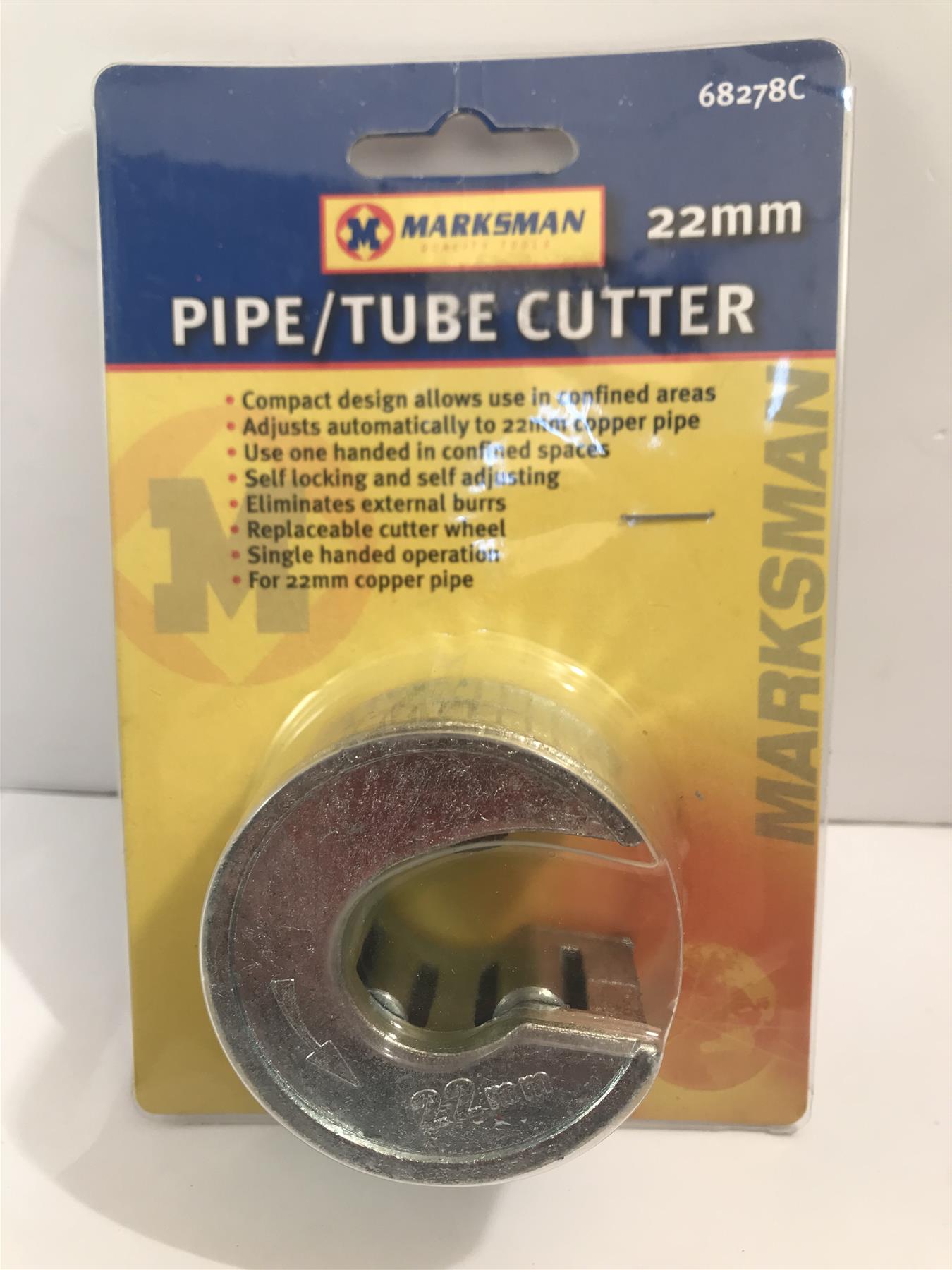 Marksman 22mm Pipe/Tube Cutter  68278C