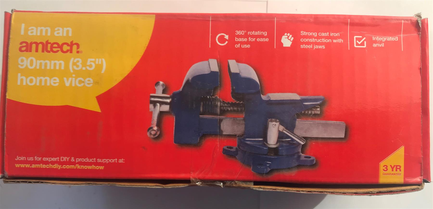 Amtech D4000 90mm (3.5") Home vice