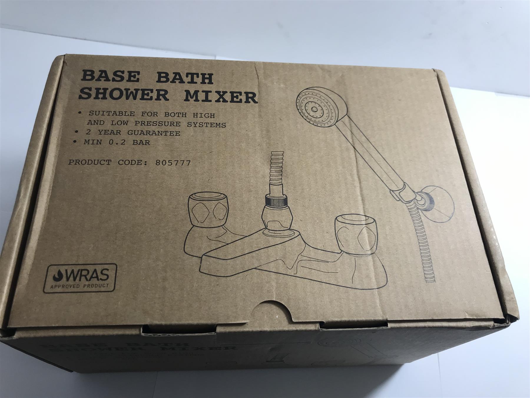 Travis Perkins Standard Base Bath Shower Mixer Tap 805777