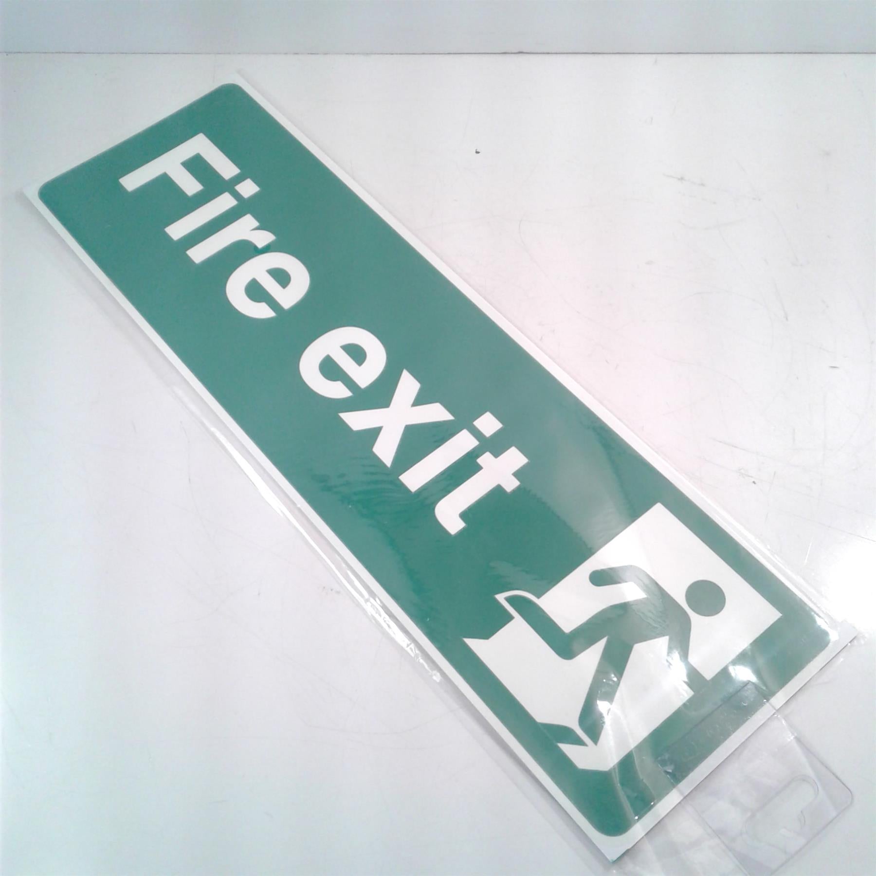 Fire Exit Rigid Sign 400 x 150mm