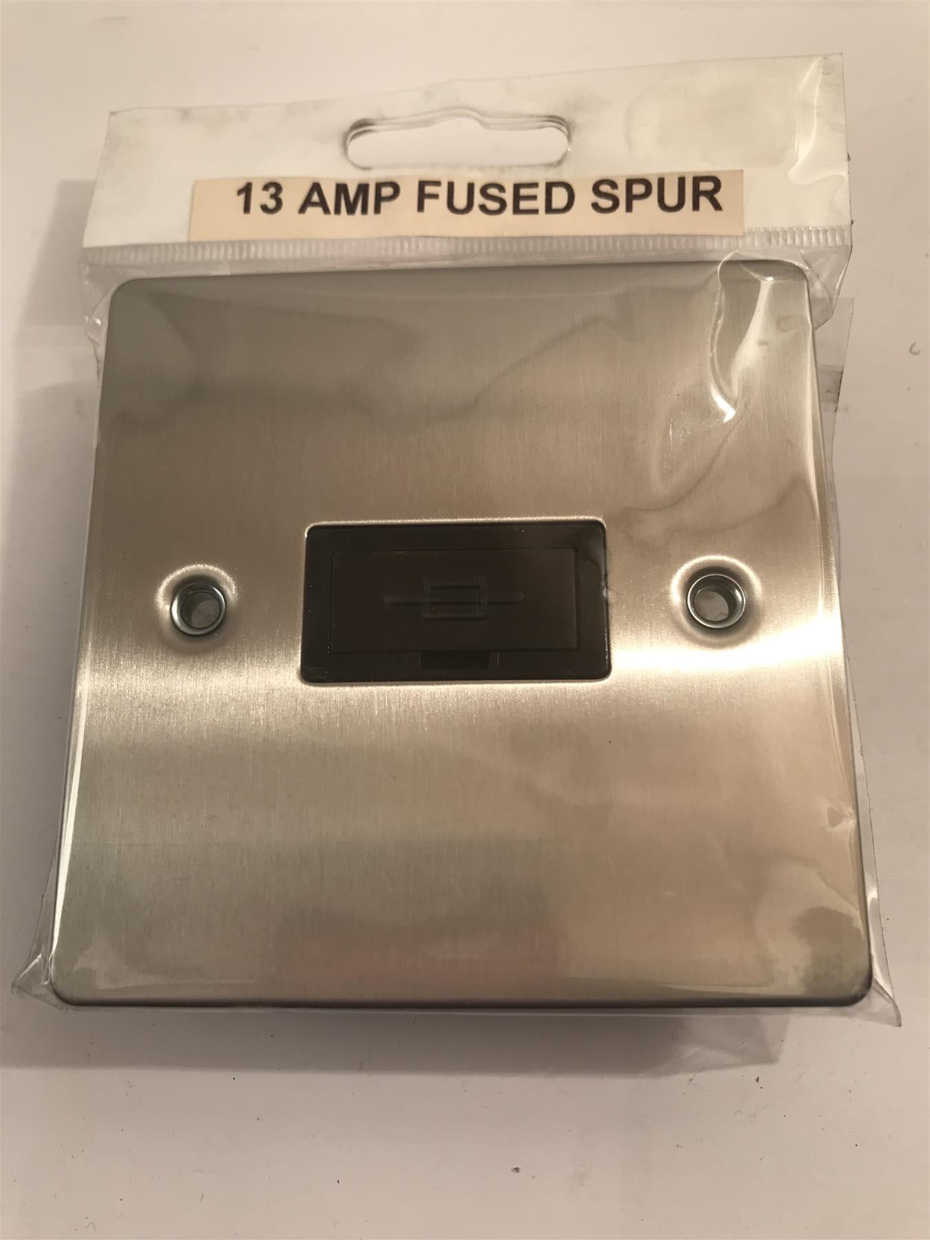 13a Fused Spur Flat Plate Chrome