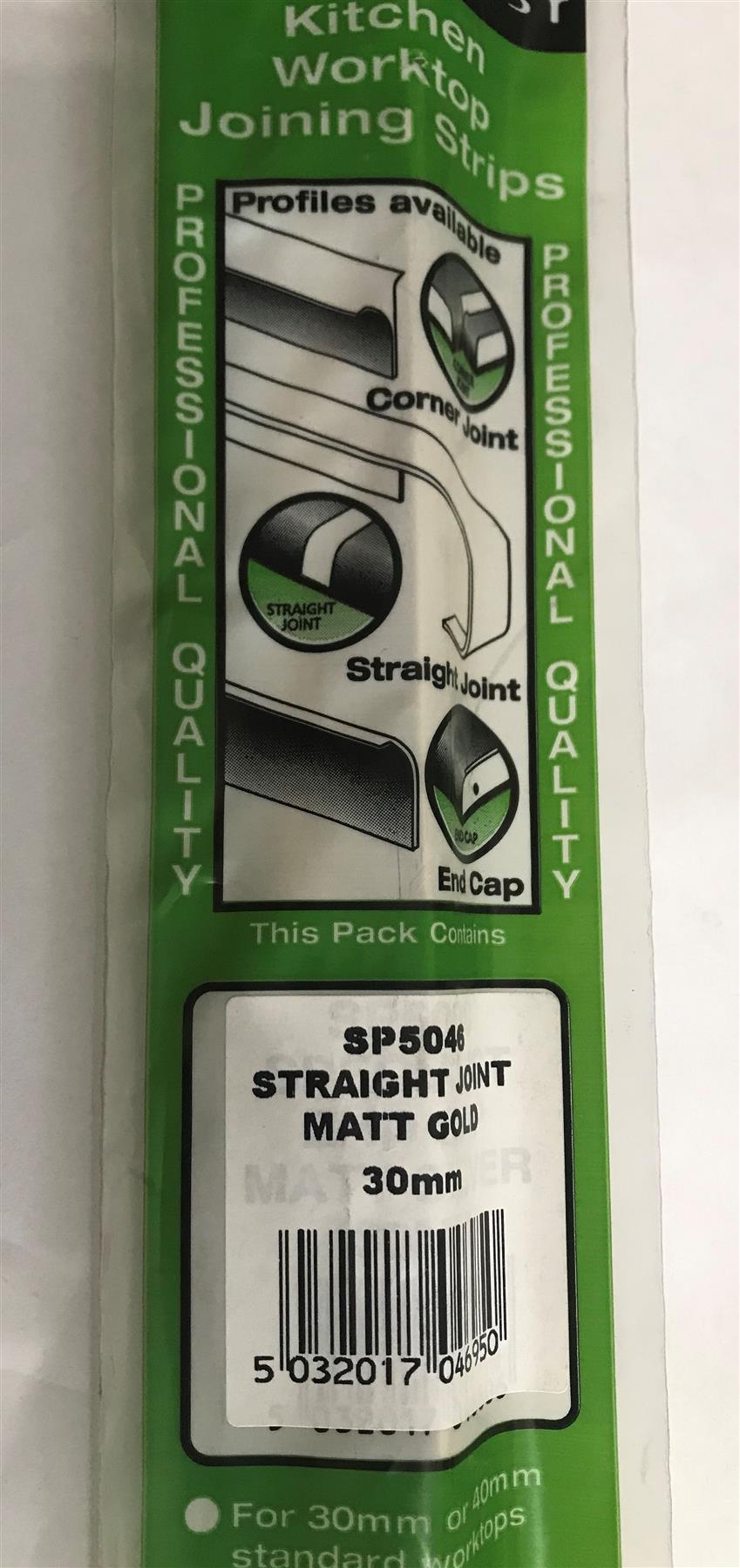 Specialist SP5046 Straight Joint Matt Gold Trim 900mm