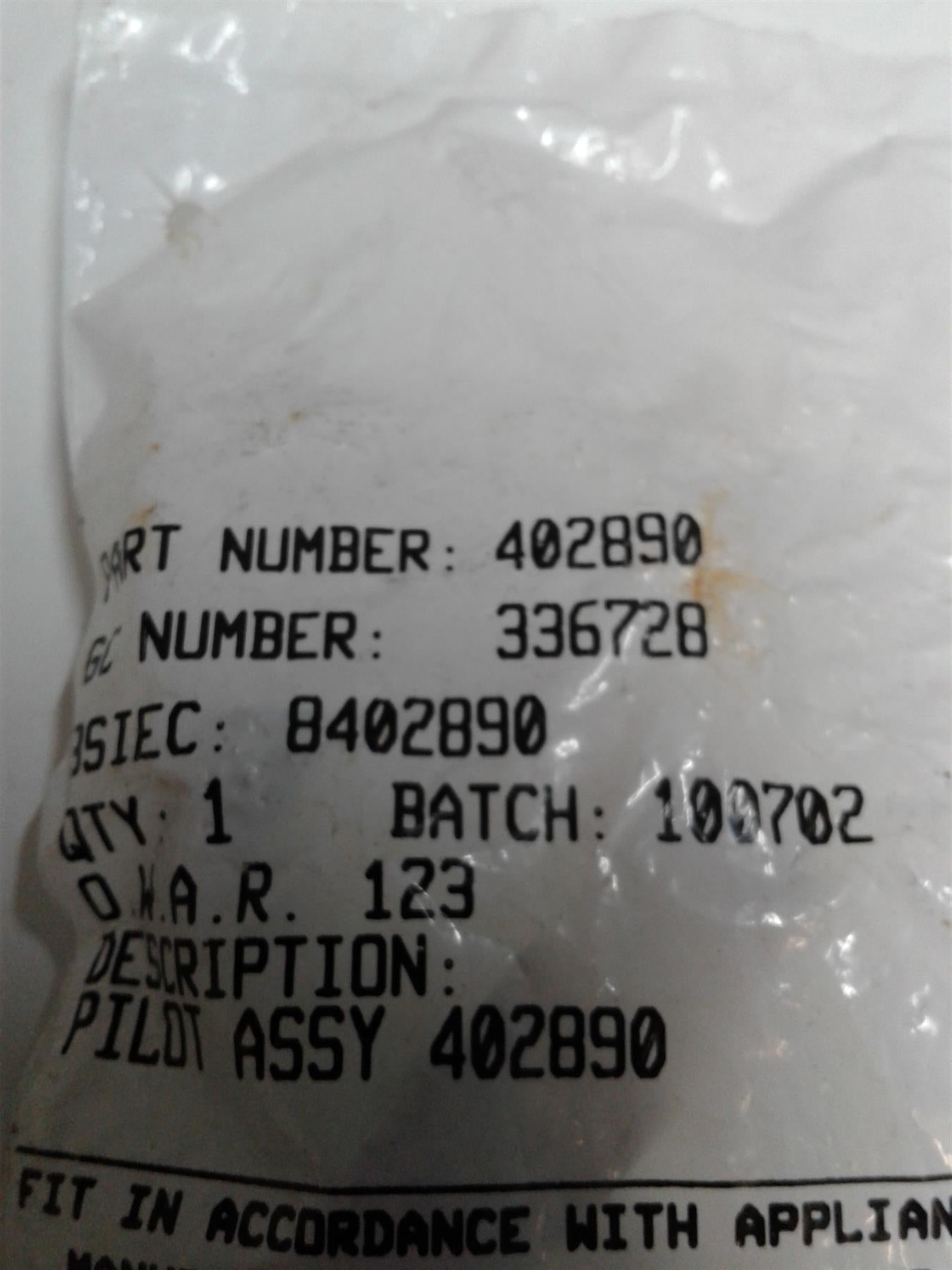 NEW POTTERTON BOILER PILOT BURNER ASSEMBLY 402890 NETAHEAT E