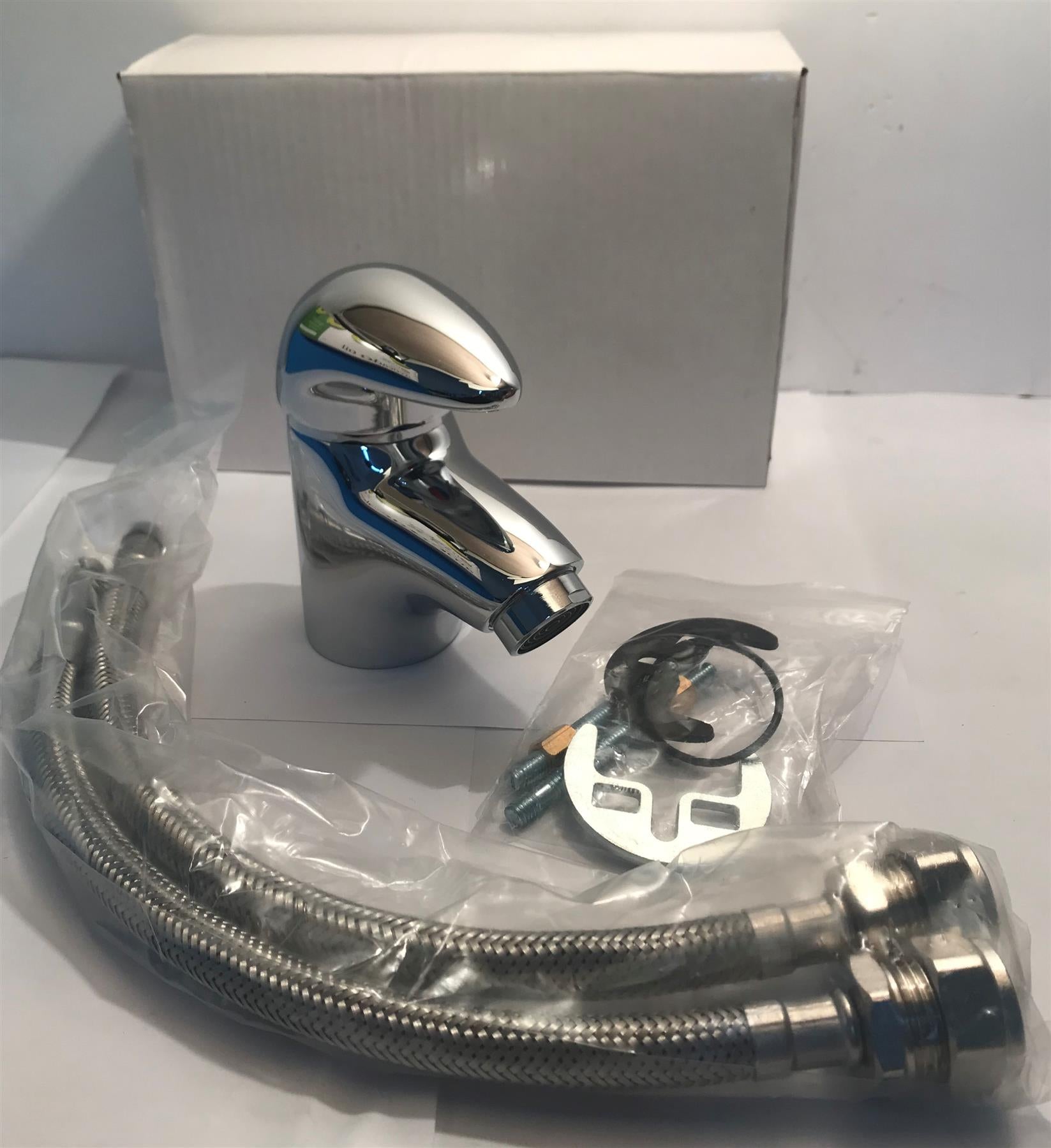 KeyPlumb Contemporary Mini Monobloc Basin Mixer AQS399N