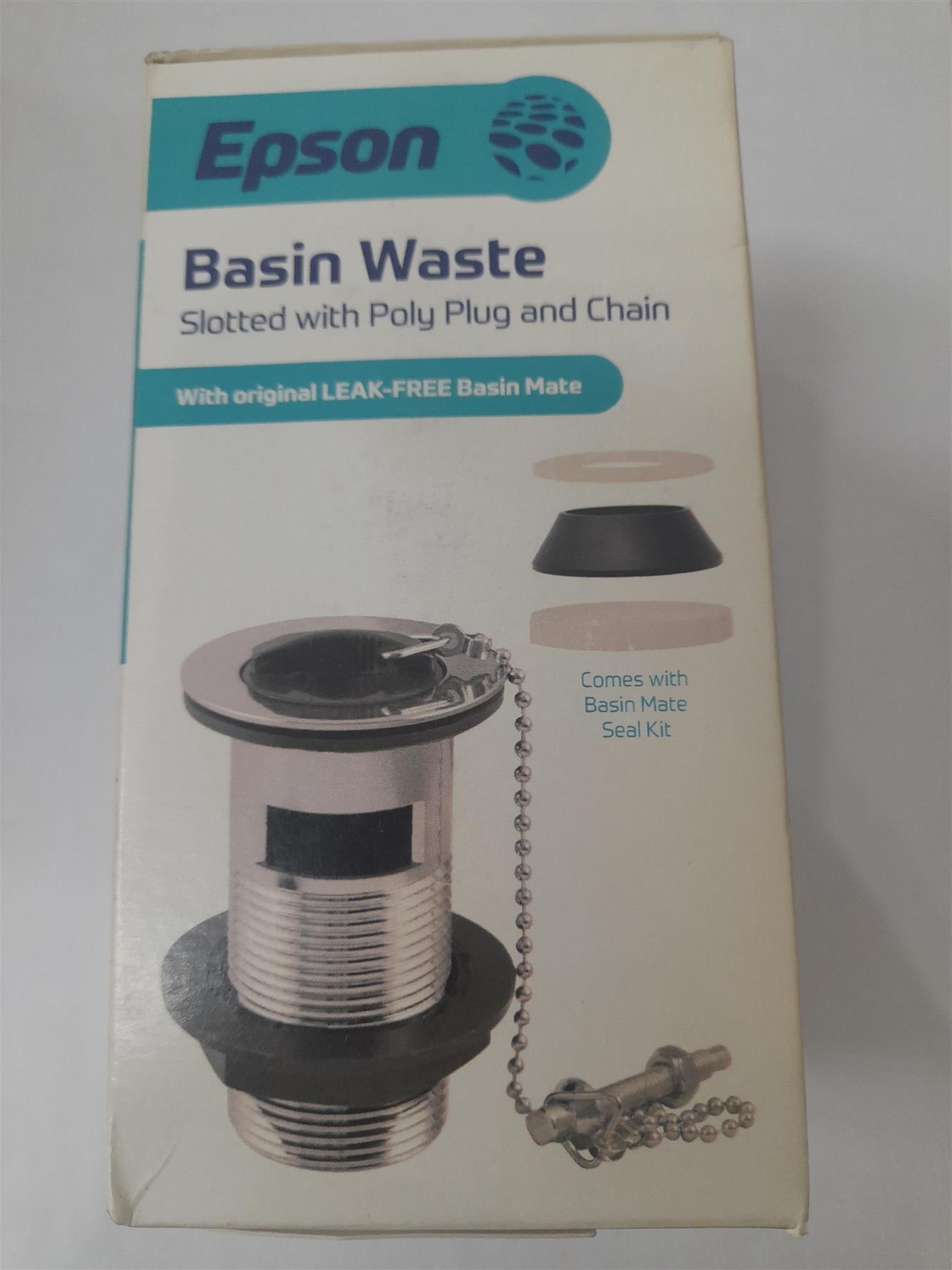 Epson Basin Waste 372389 With Leak Free Basin Mate