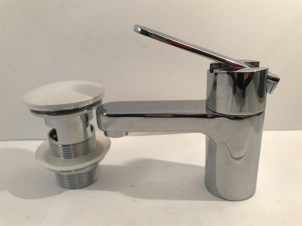 Esteem Mono Basin Tap with Click Waste  E60037  Chrome
