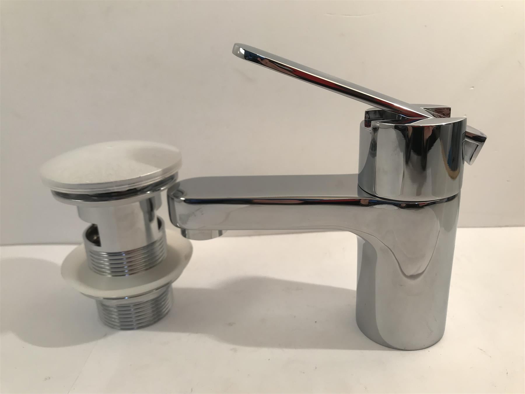 Esteem Mono Basin Tap with Click Waste  E60037  Chrome
