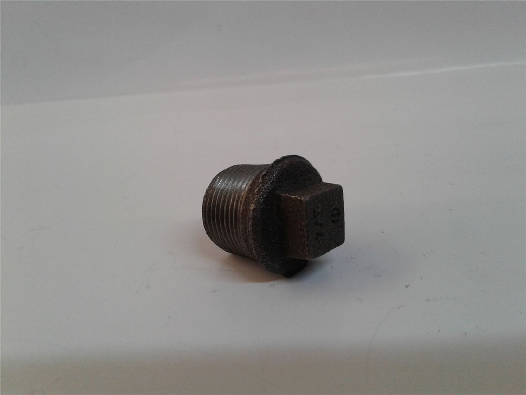 NEW MALLEABLE IRON STOP END BLANKING PLUG GALVANISED SIZES 3/4"BSPT