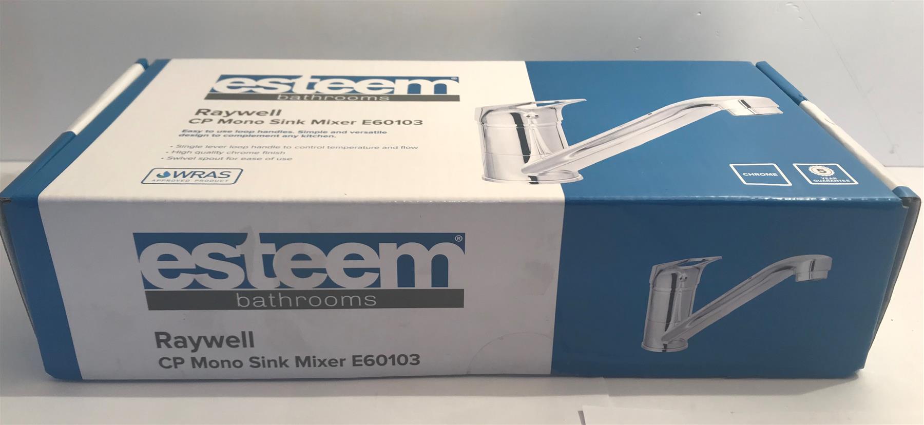 Esteem Raywell Long Neck CP Mono Sink Mixer Tap  E60103