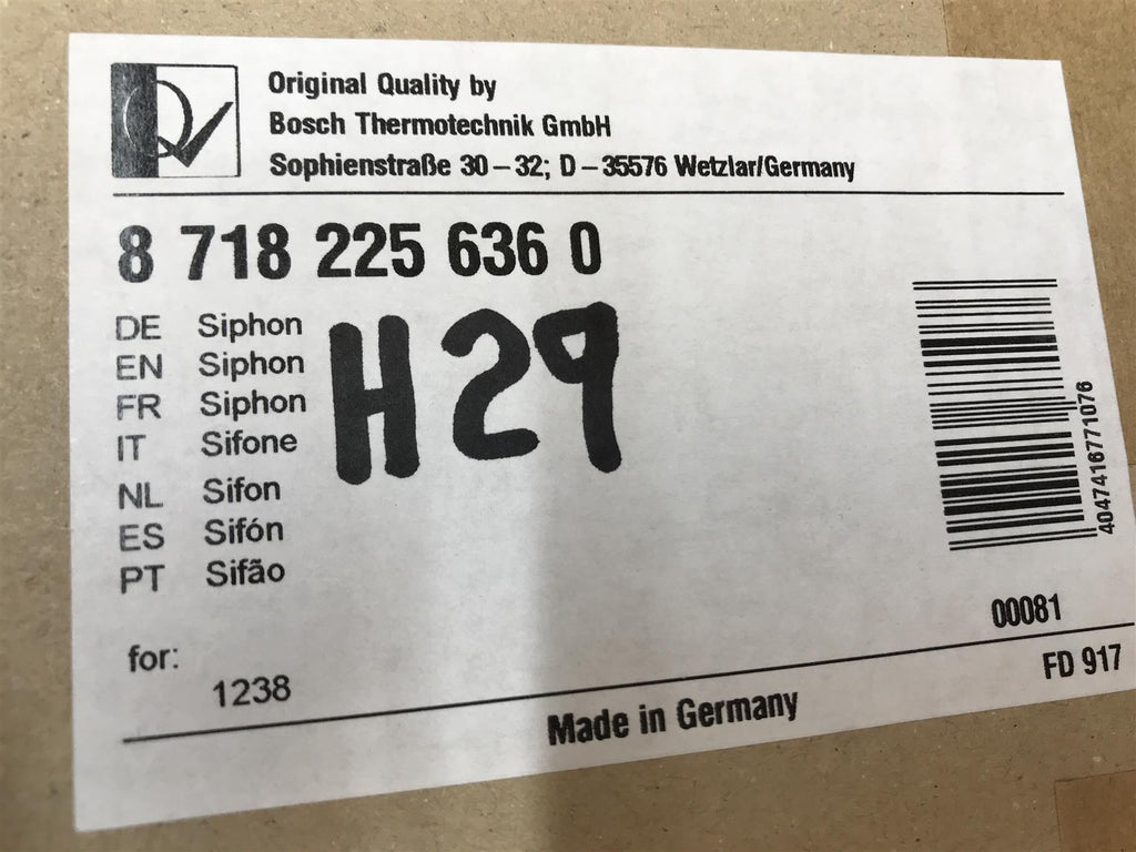 NEW WORCESTER 87182256360 SIPHON