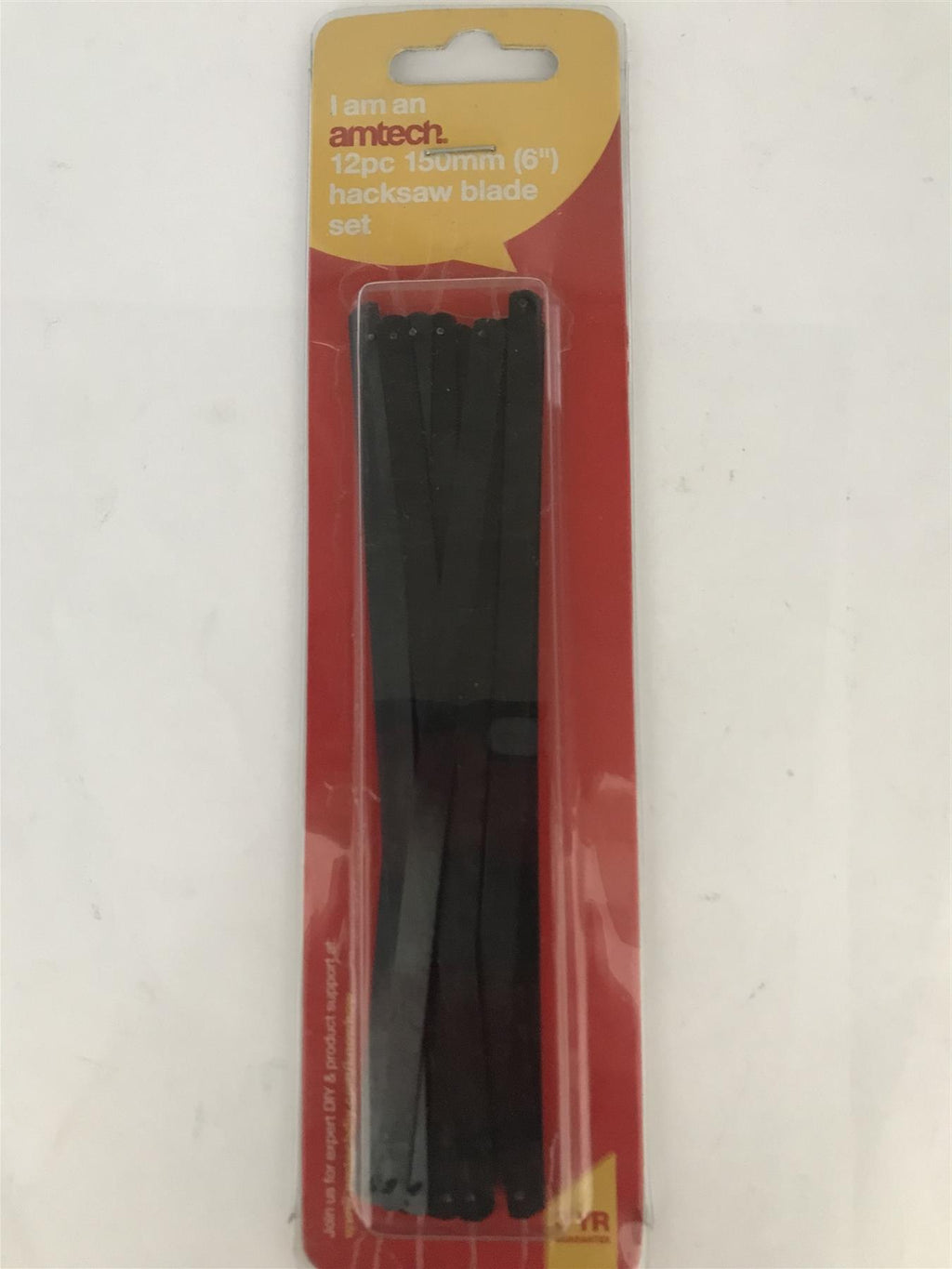 Amtech 12pc 150mm (6") Hacksaw Blade Set  M1300