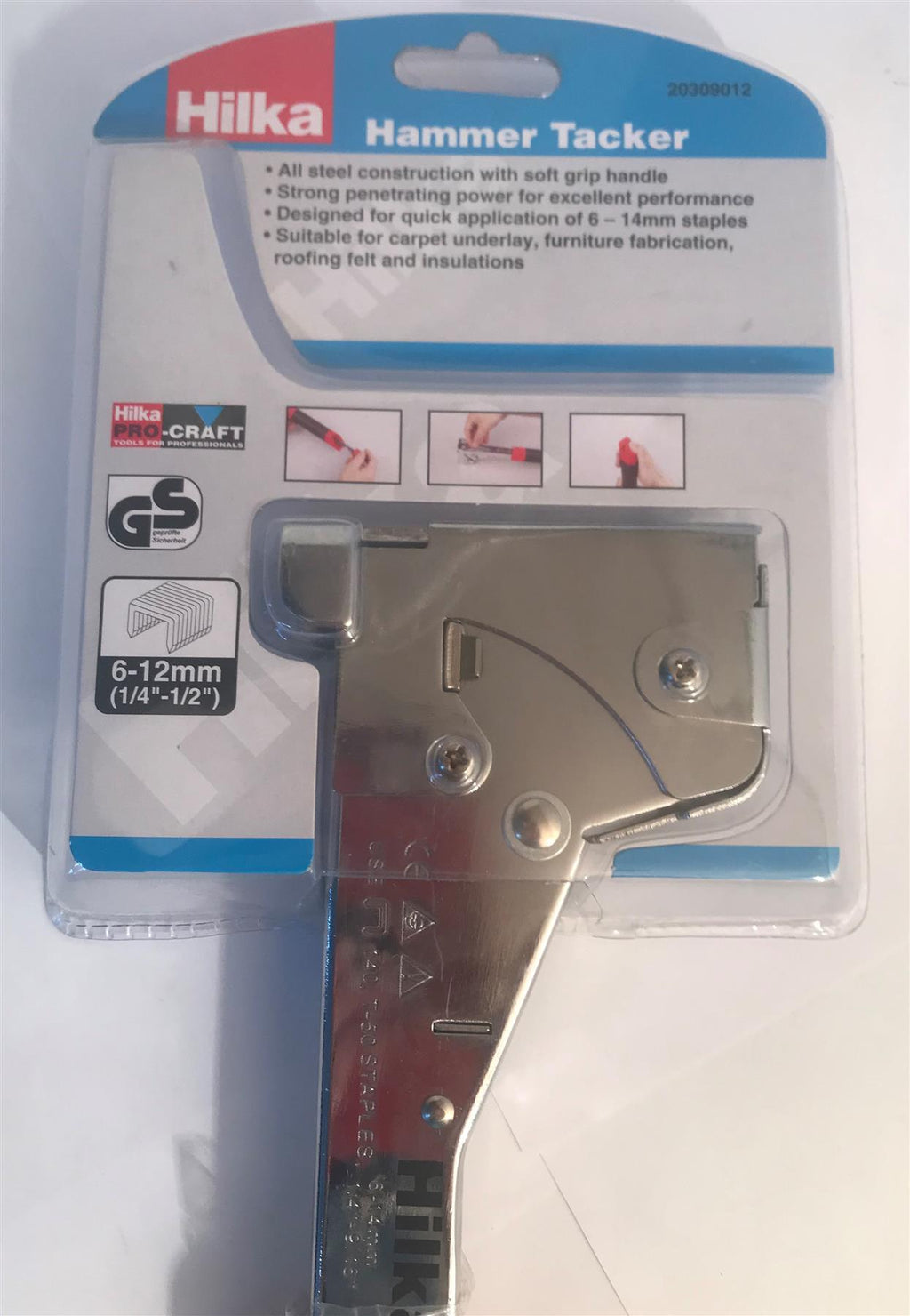 Hilka Hammer Tacker 6mm-12mm  20309012
