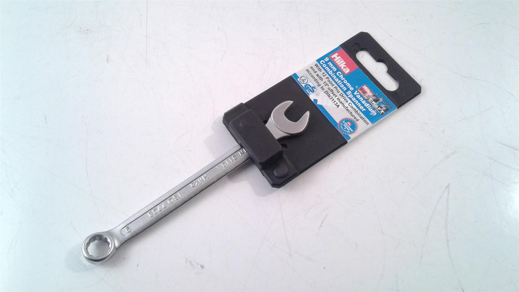 Hilka 9mm Chrome Vanadium Combination Spanner