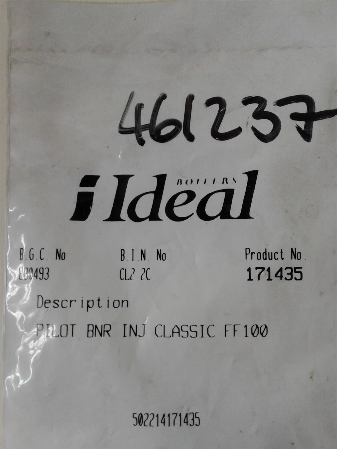 NEW IDEAL PILOT BURNER INJECTOR 171435