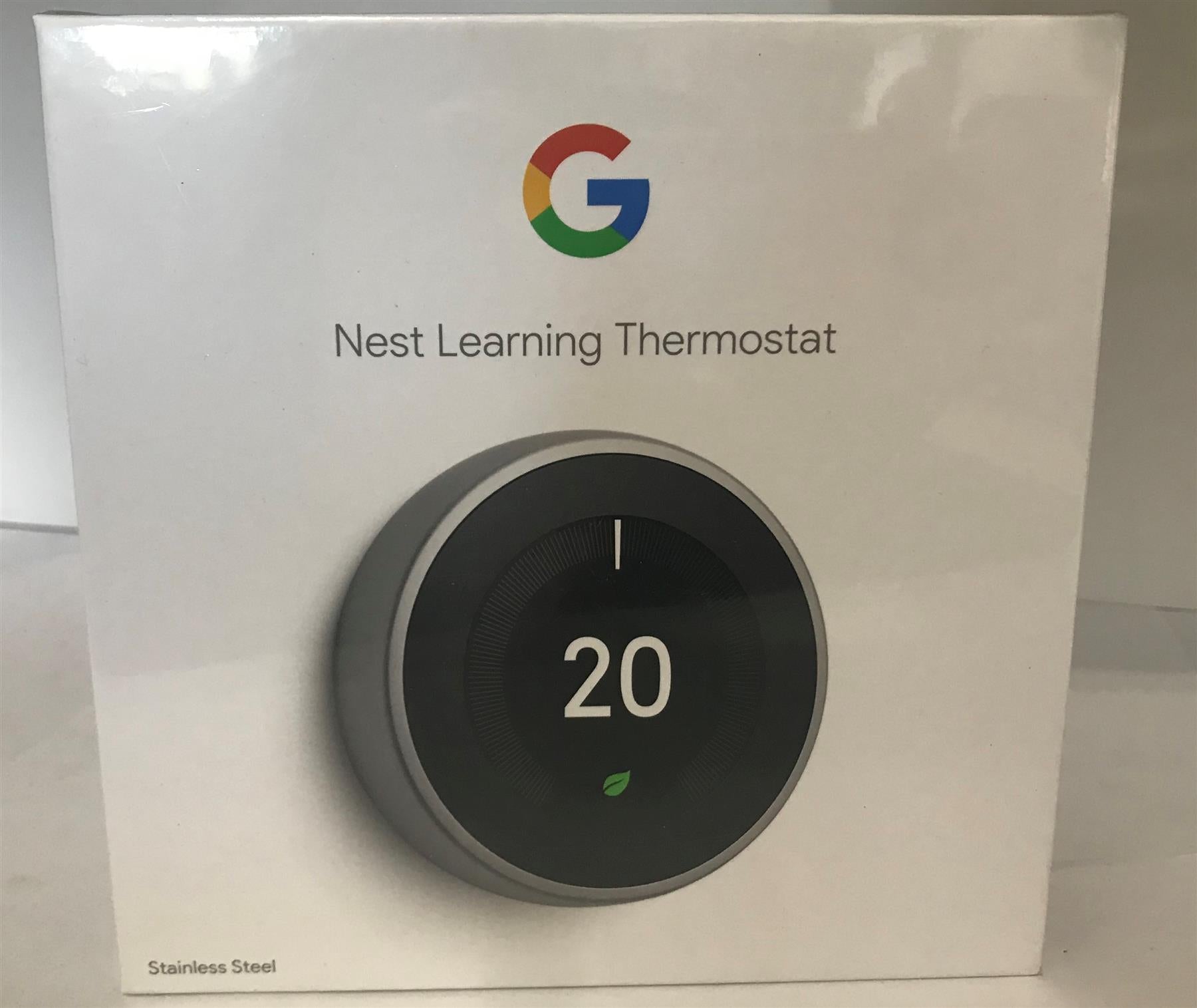 Google Nest Learning Thermostat 3rd Generation - Stainless Steel