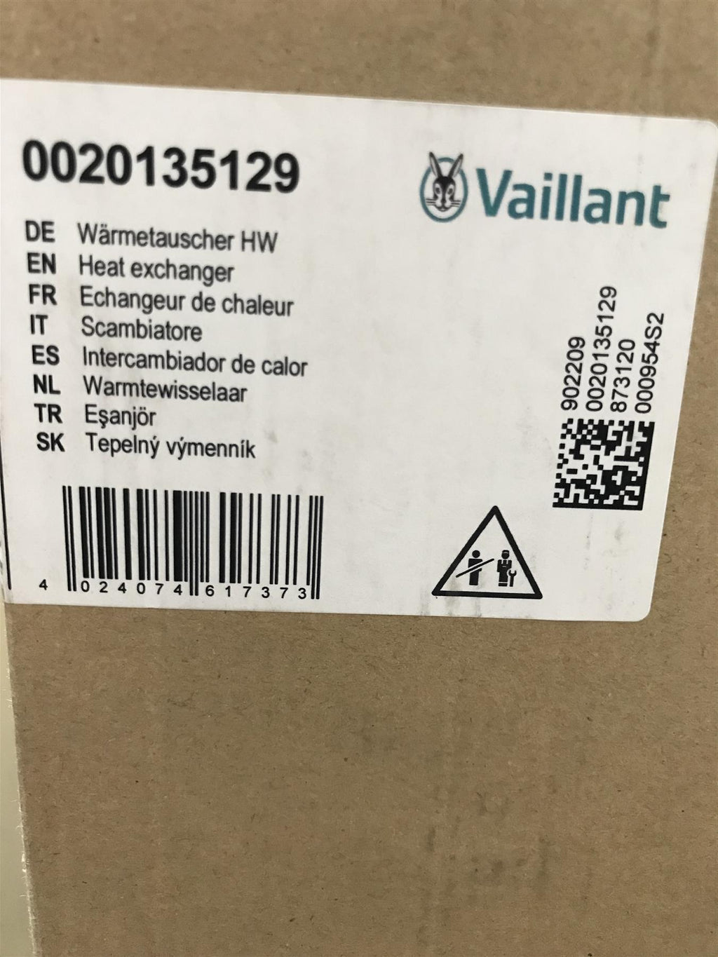 Vaillant 0020135129 Heat Exchanger ecoTEC VU VUW BNIB New