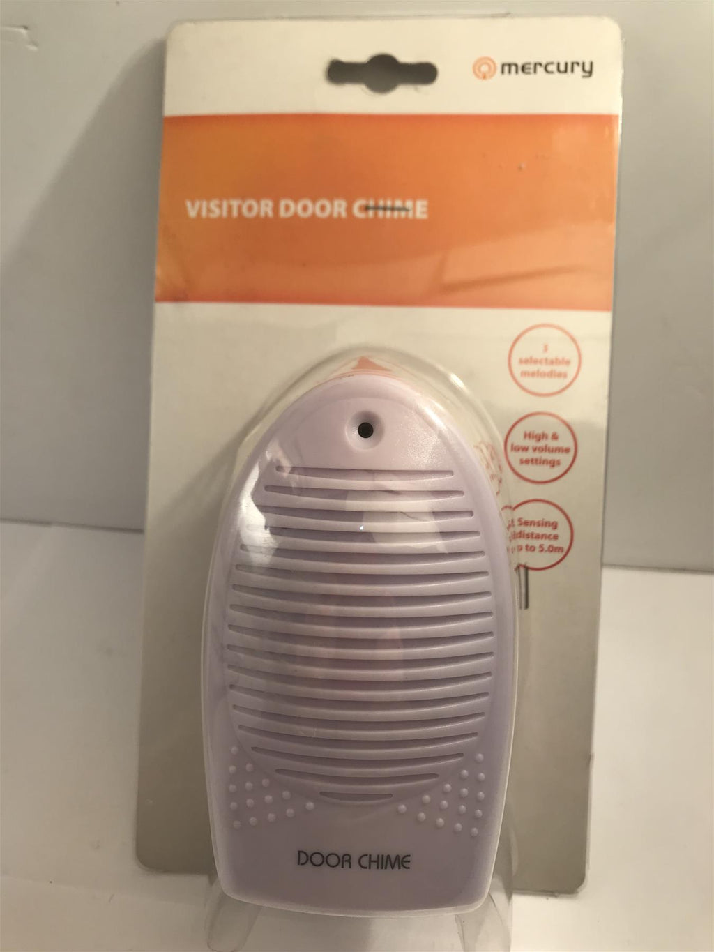 Mercury Visitor Door Chime Light Sensitive Motion Activated Shop/Office Alert