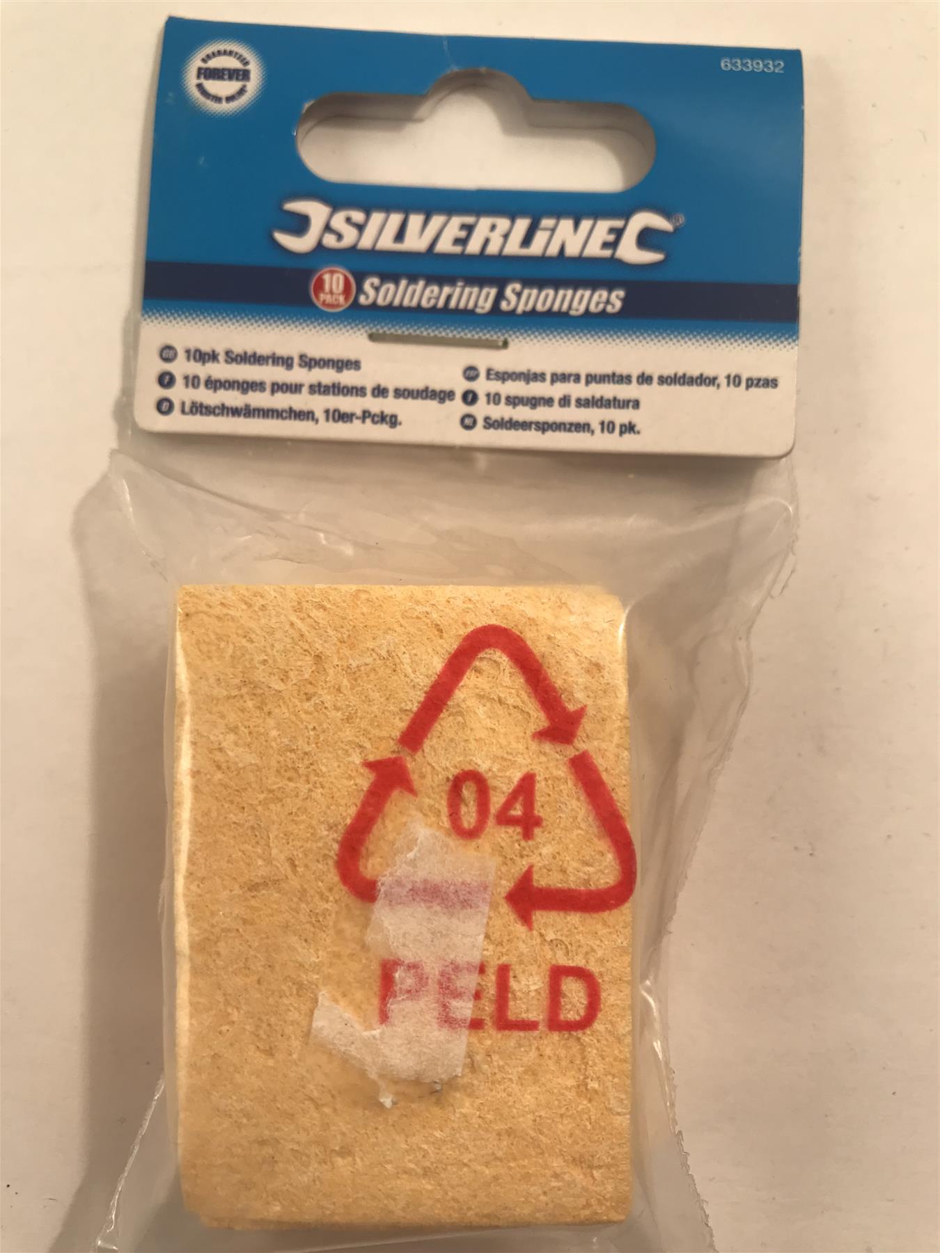 Silverline 10pk Soldering Sponges  633932
