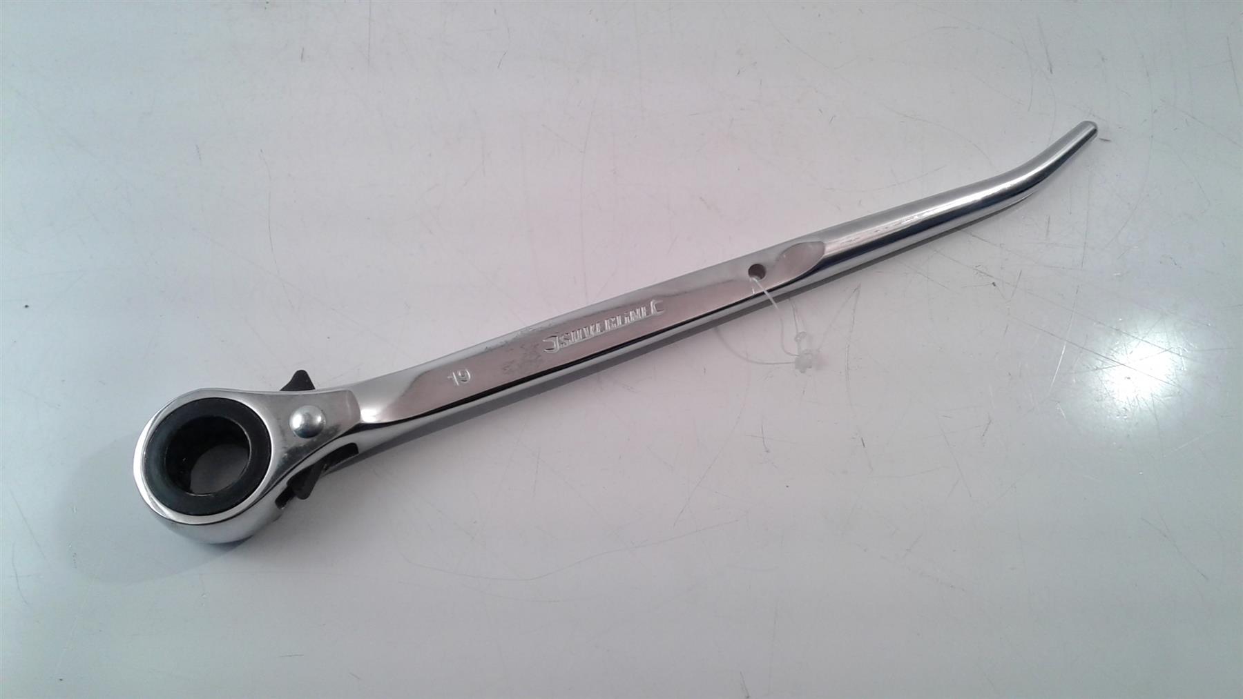 19mm 2 Way Scaffold Spanner Podger Bi Hex Ratchet