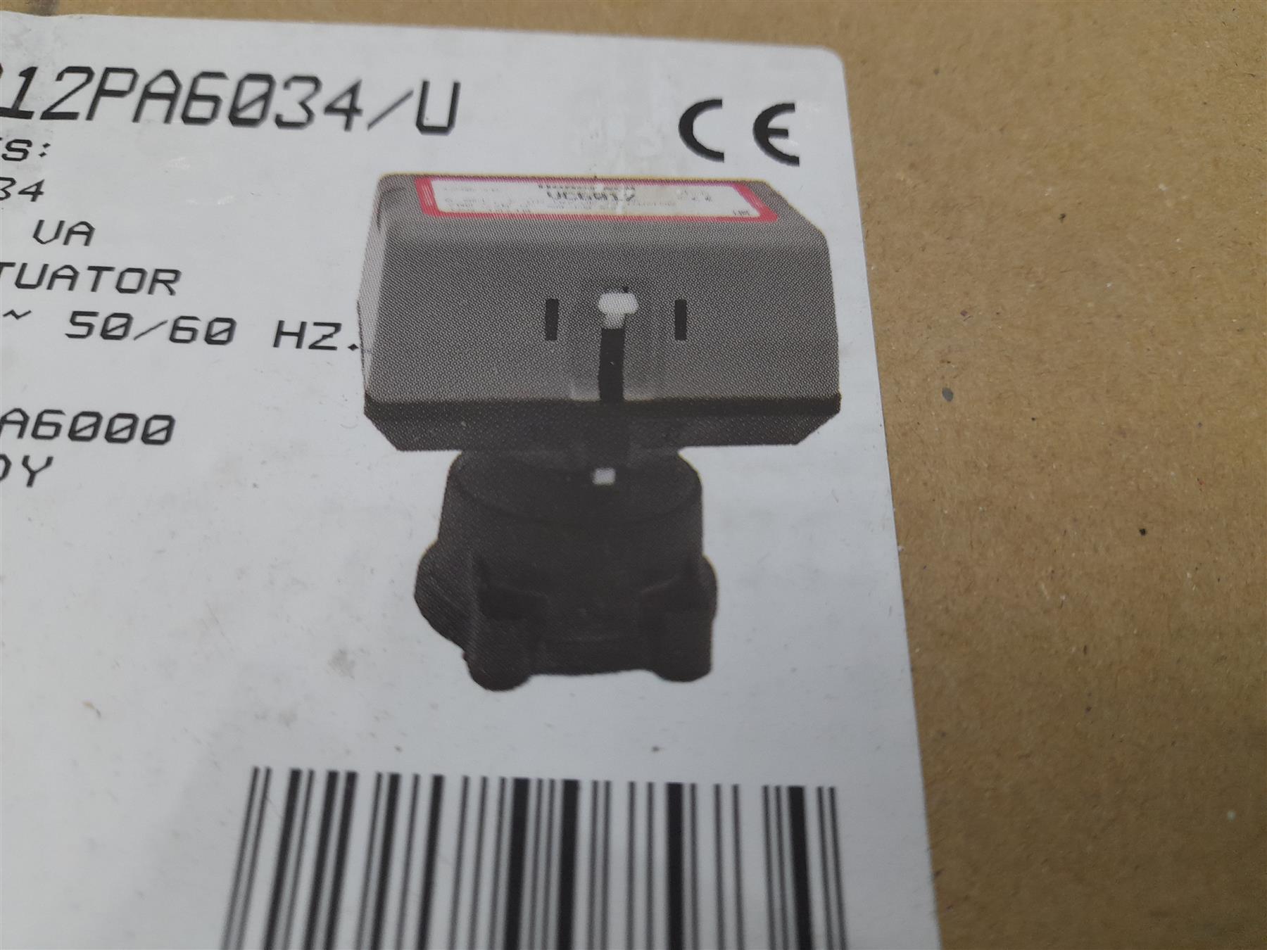 Honeywell Diverter Actuator VCZPA6000 3 Way Body VC6012PA6034/U