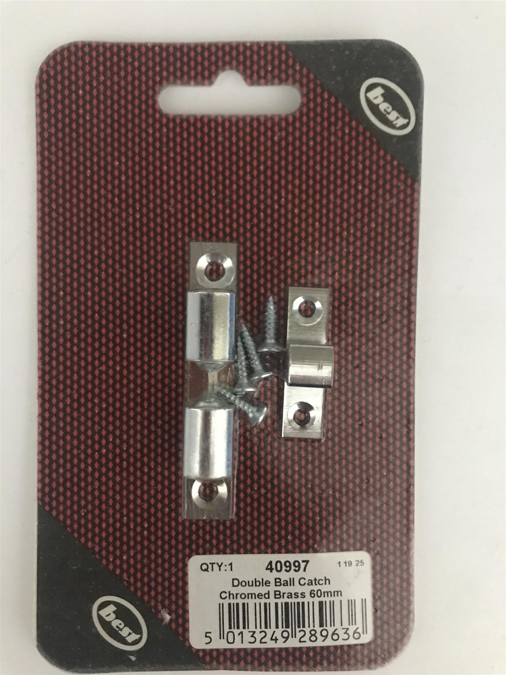 Best Double Ball Catch Chromed Brass 60mm  40997