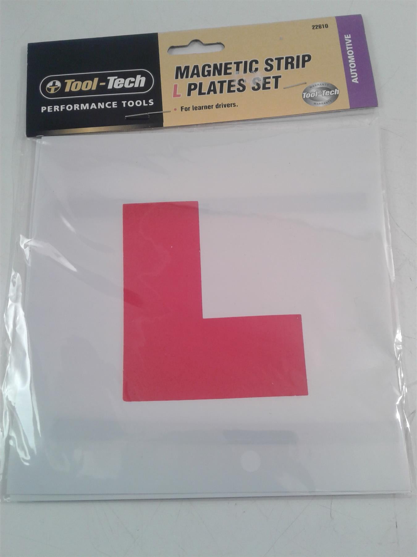 Tool Tech Magnetic Strip L Plate Set