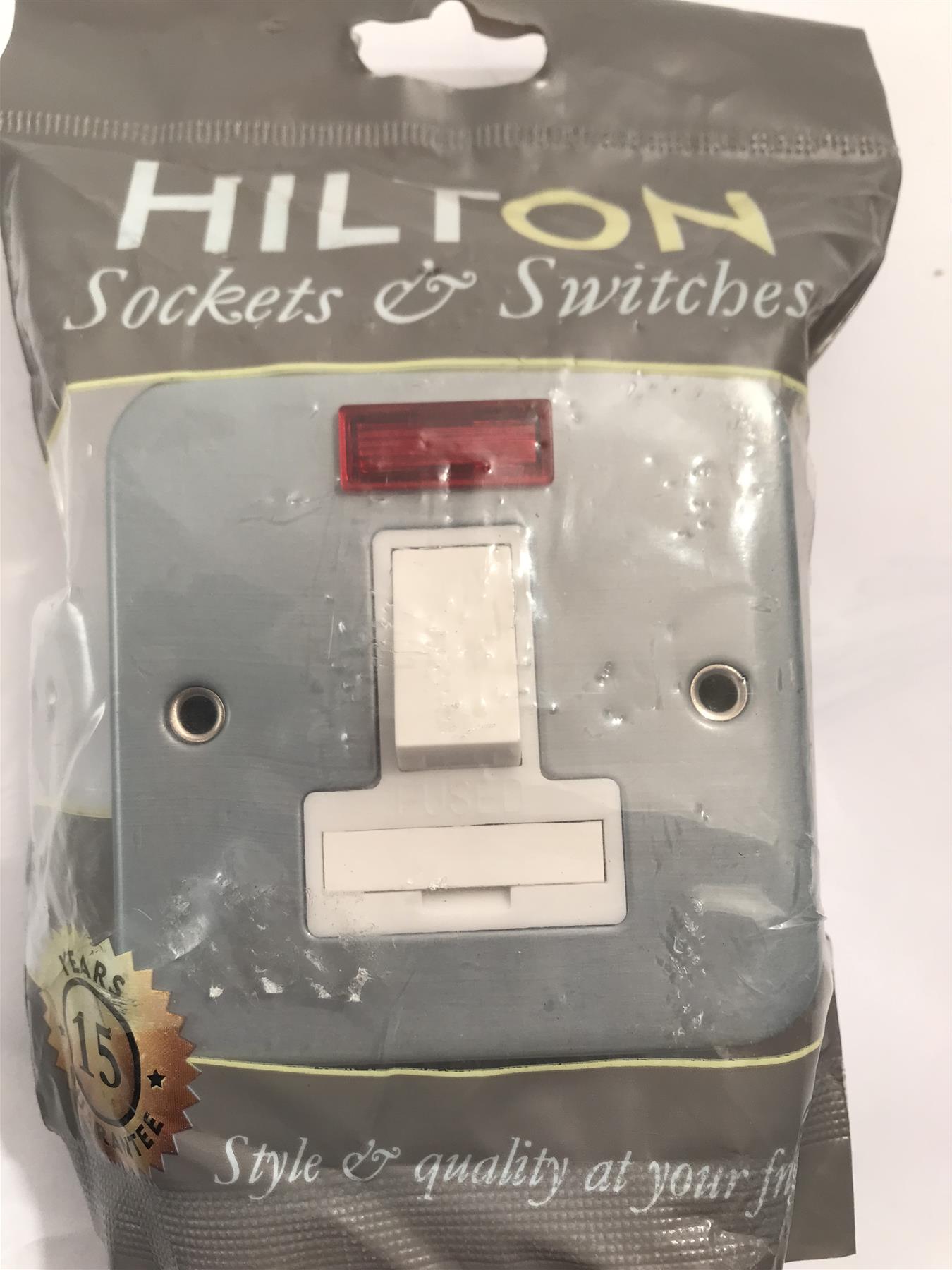 13A Switched Fused Spur with Neon Metal Clad  MCSSPN