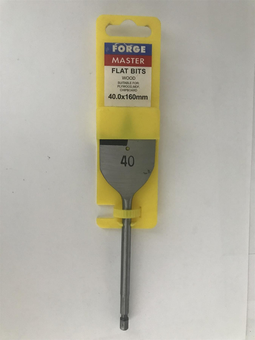 Forge Master Flat Wood Bit 40.0 x 160mm  FMFLAT40