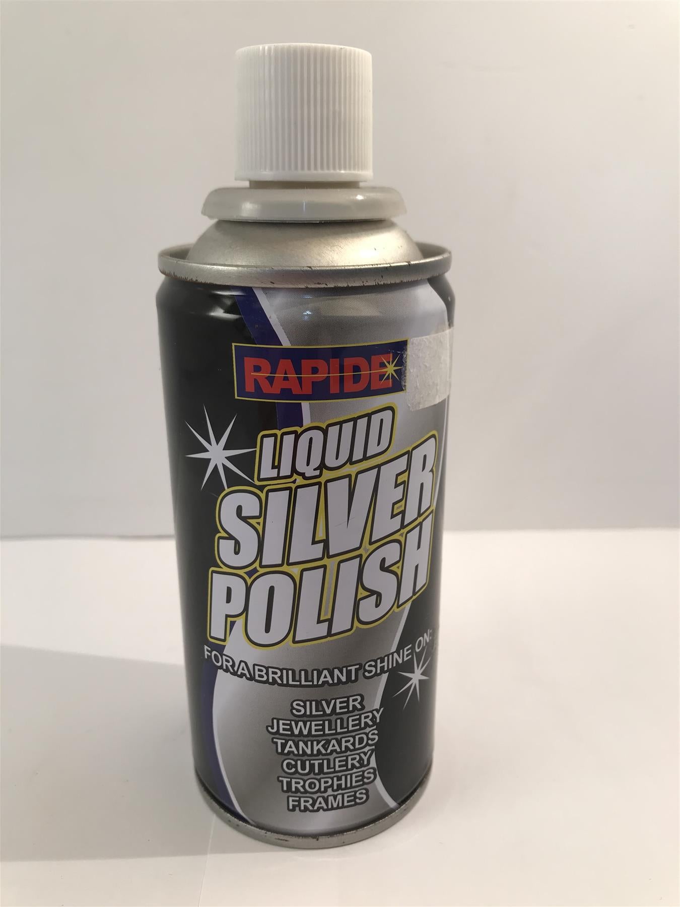 Liquid Silver Polish for Jewellery Trophies Cutlery etc 180ml