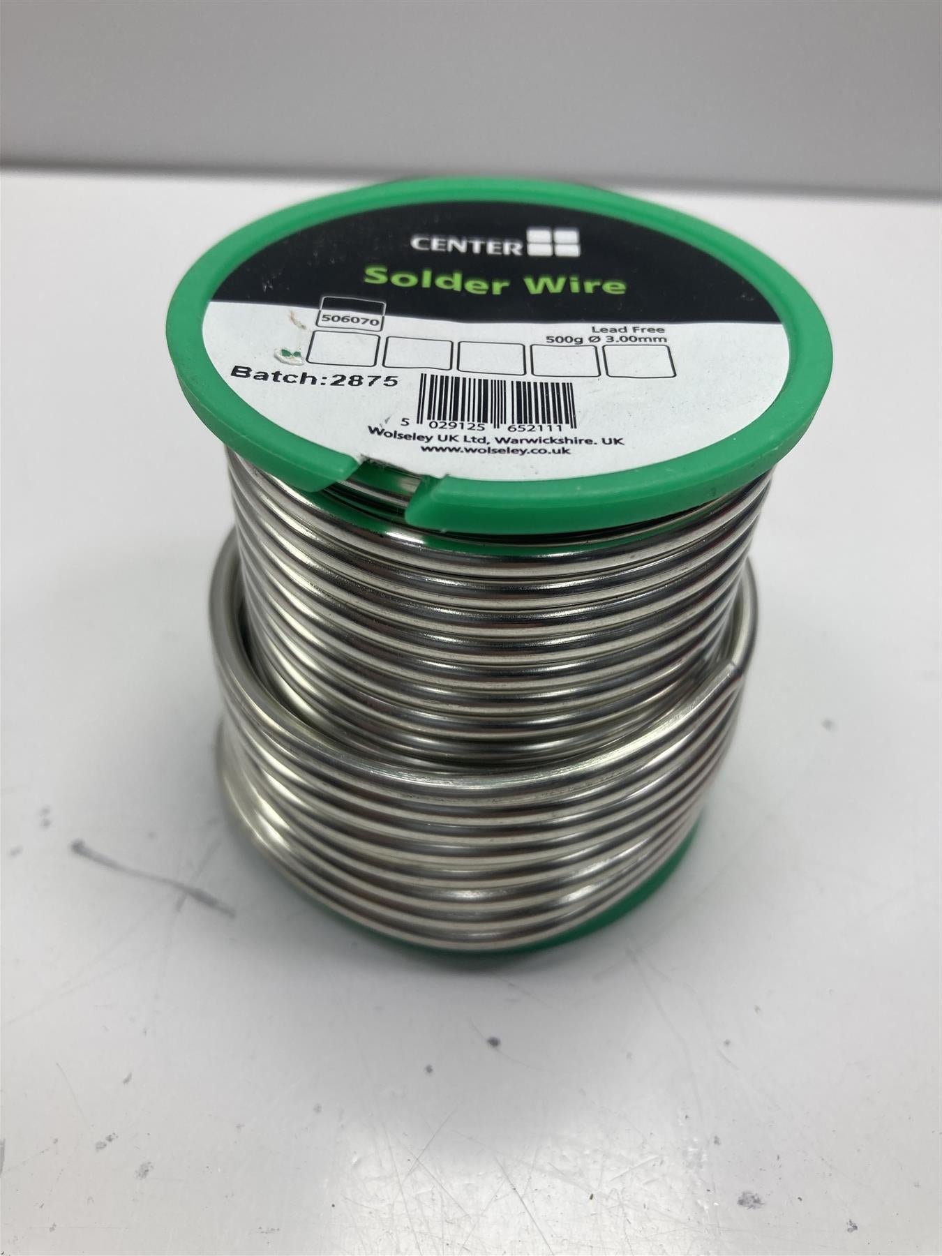Center lead free solder spool 500g