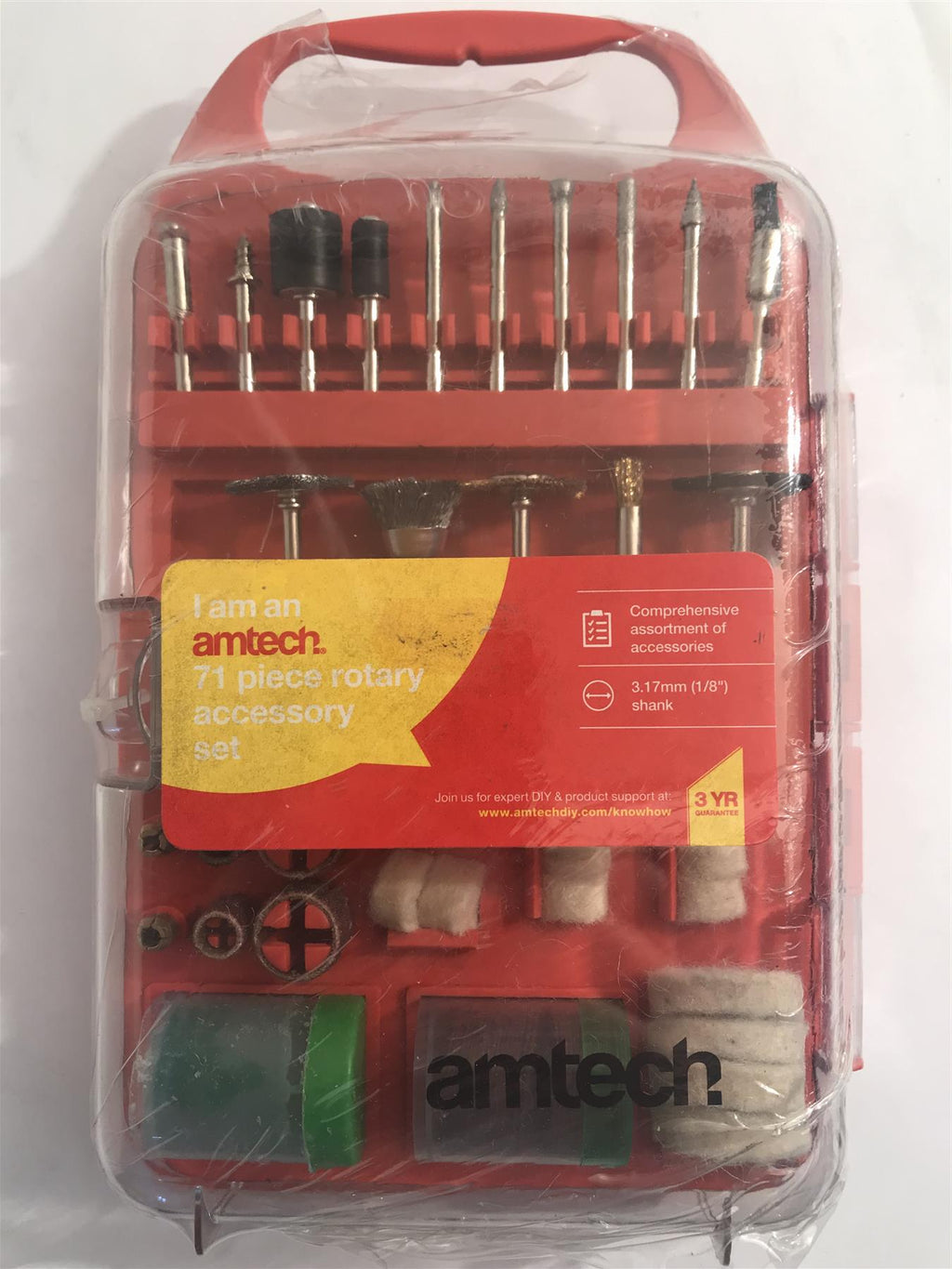 Amtech  71pc Rotary Accessory Kit With Storage Case  V2543