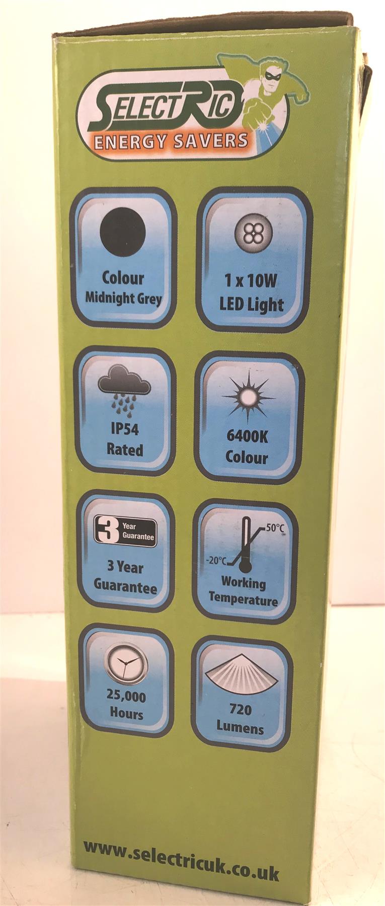 Selectric SES-1 Single LED Floodlight IP54 10 Watt