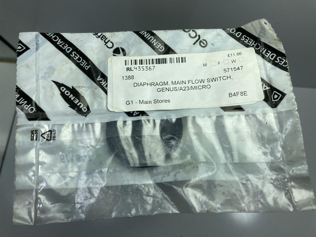 ARISTON DIA SYSTEM 27 RFFI DIAPHRAGM MAIN FLOW SWITCH 571547