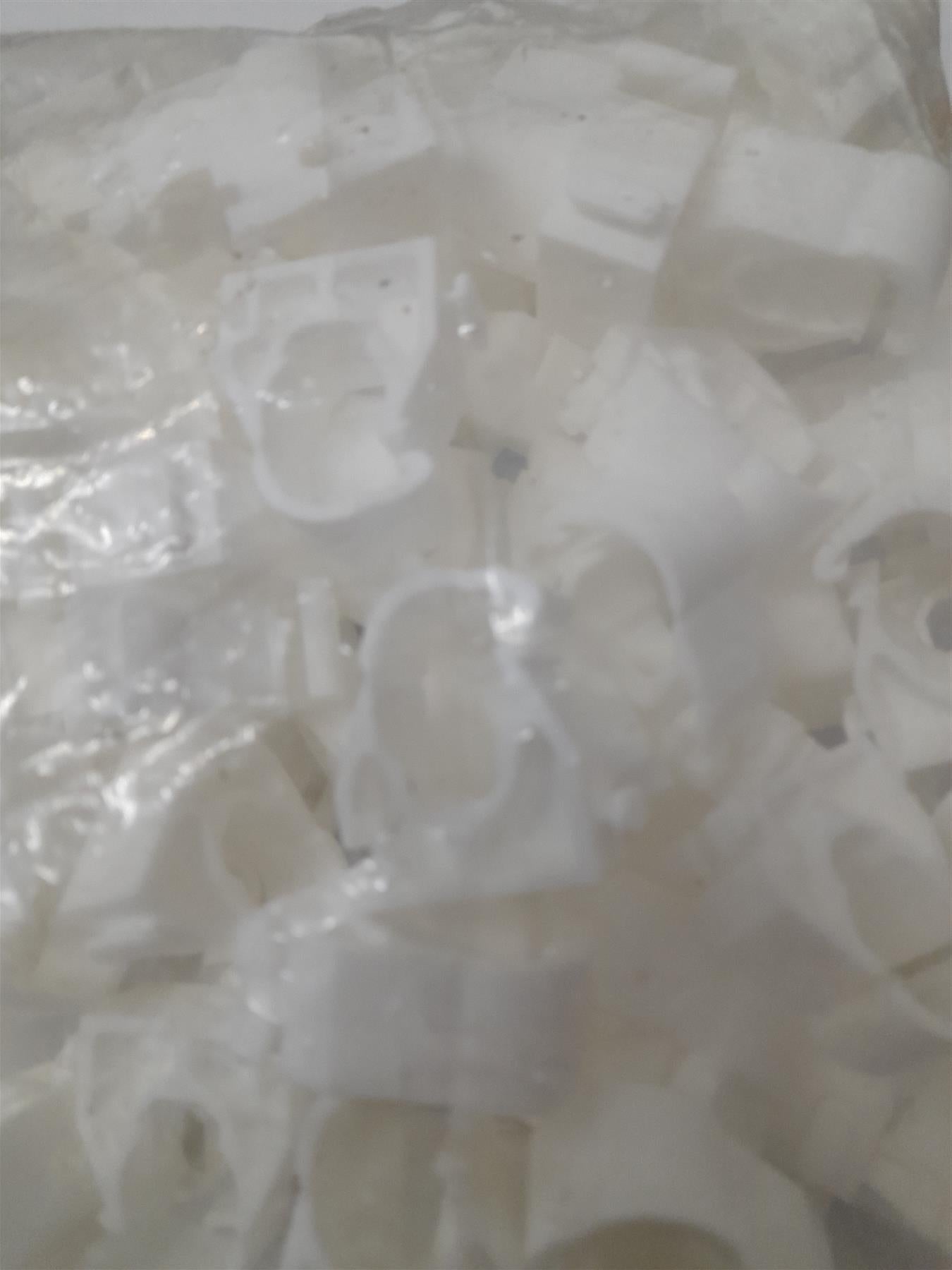Ellis 851219 White Clips Quantity 100