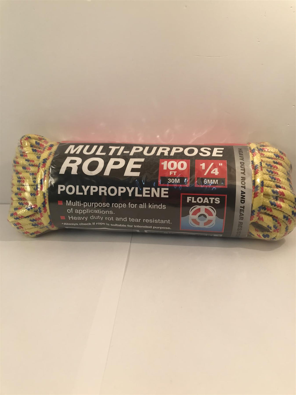 DEKTON 1/4" X 100FT MULTIPURPOSE ROPE, DT70410