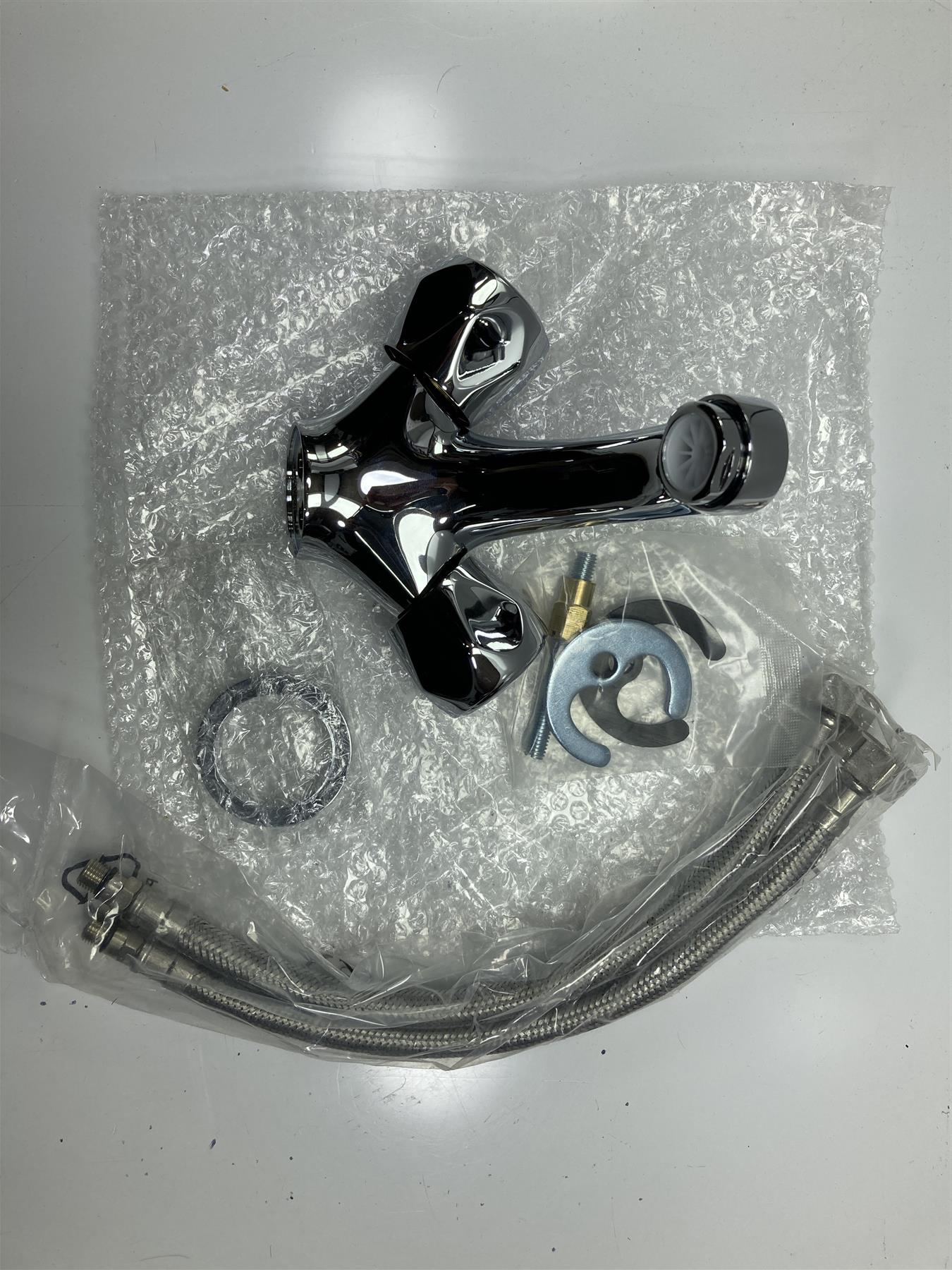 Bristan Club Monobloc Basin Sink Mixer Tap with Pop-Up Waste Chrome VAC BAS C MT