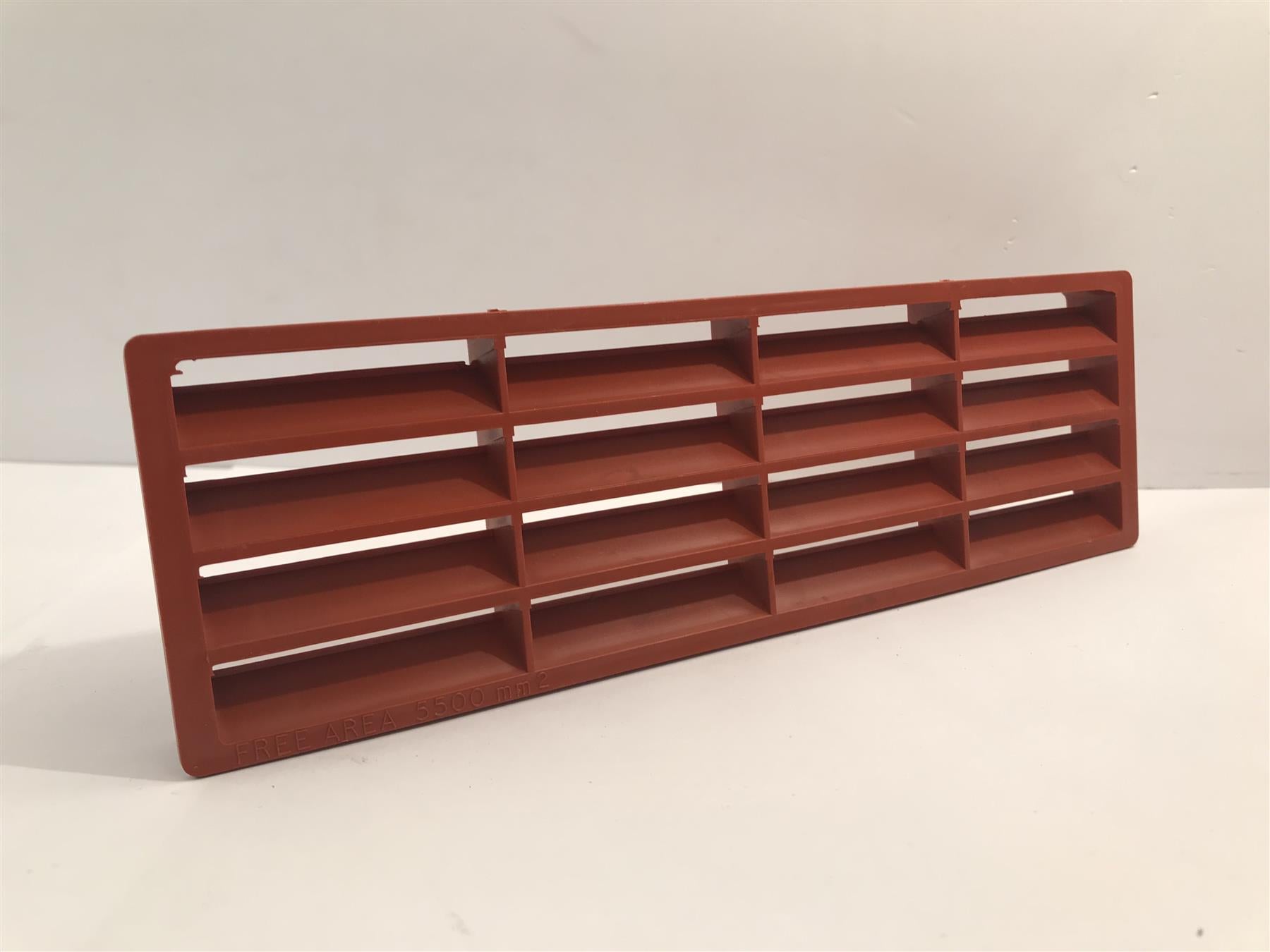 Air Brick Outlet Vent Brown 204mm x 60mm