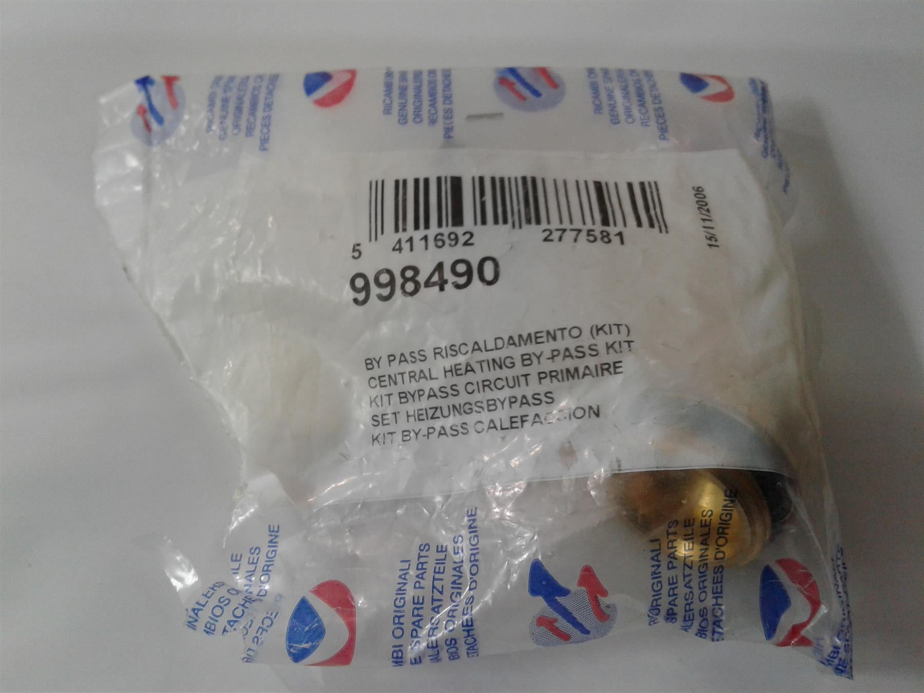 NEW ARISTON CENTRAL HEATING BY PASS KIT 998490