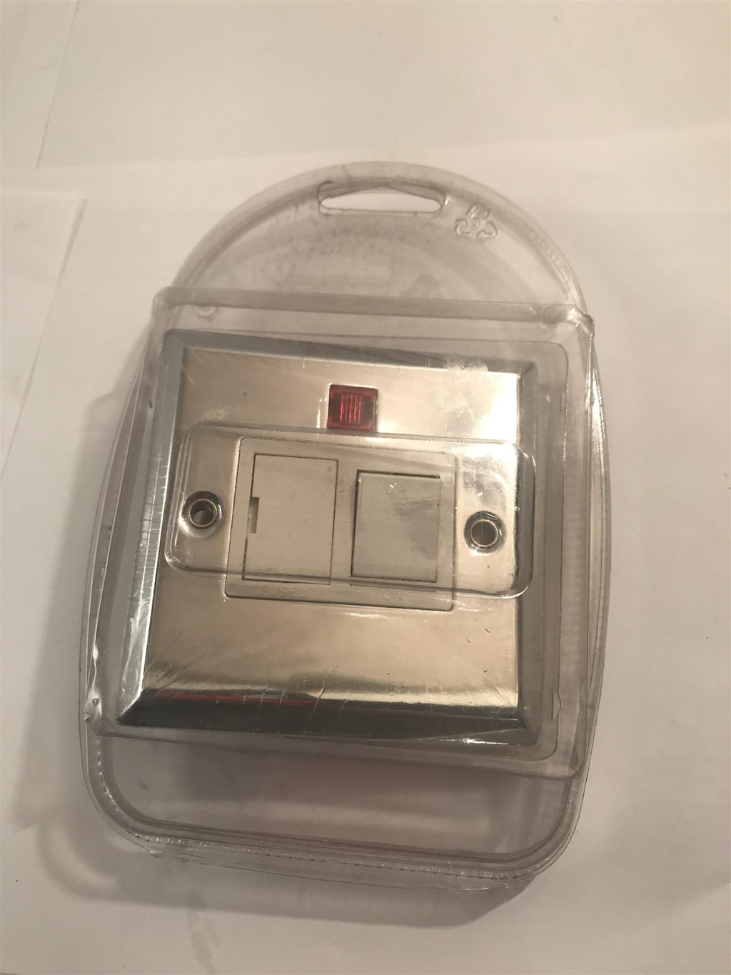 Specialist Switched Fused Spur Unit with Neon Polished Chrome  SEC12W